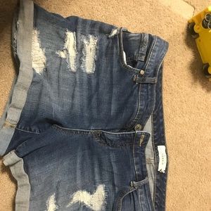 Torrid distressed shorts